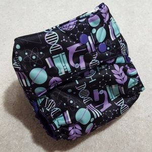 NWT Laboratory print pocket cloth diaper